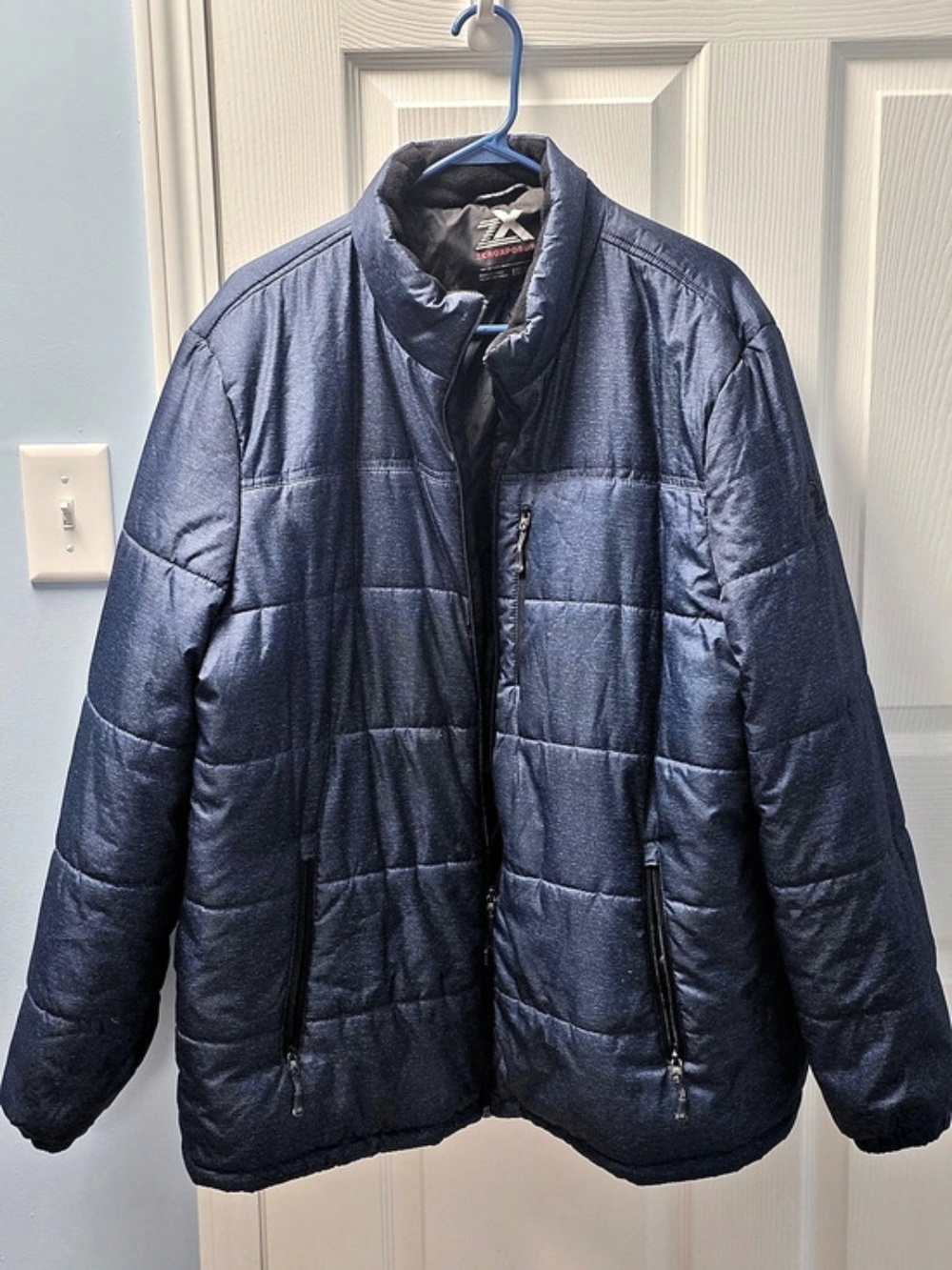 ZeroXposur Quilted Puffer Jacket Blue XXL/XXG